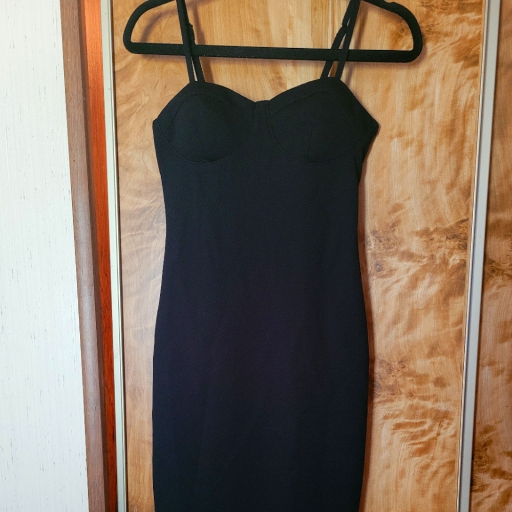 Material Girl Black mid length dress